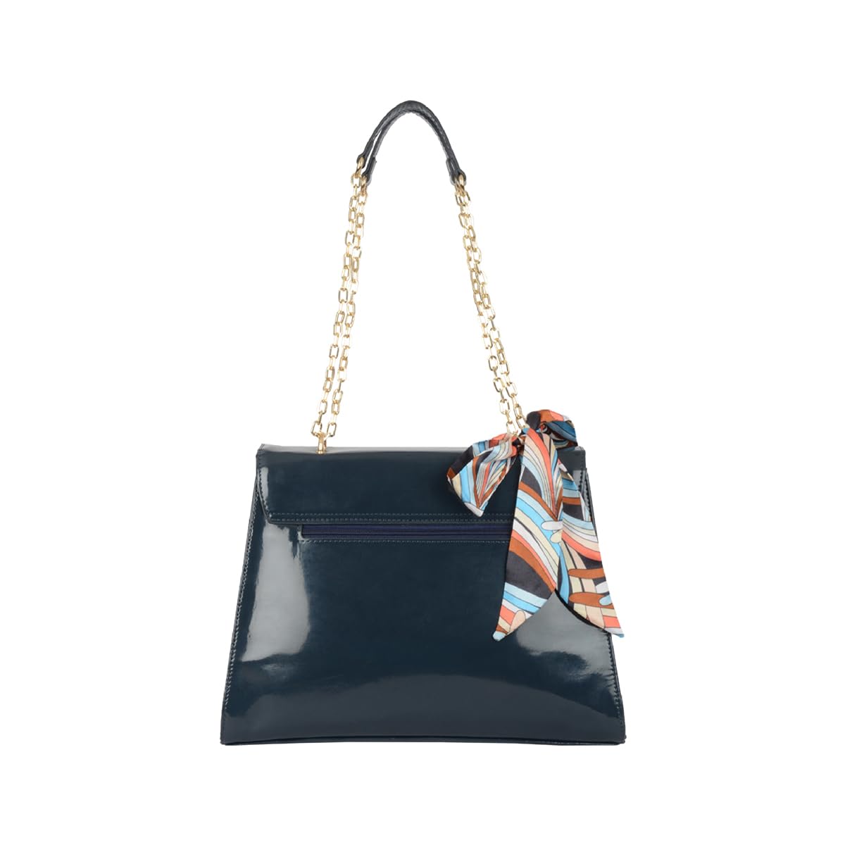 Baggit Women Blue Satchel Sling Bag Medium Size | Ladies Stylish Casual Cross Body Purse Handbag
