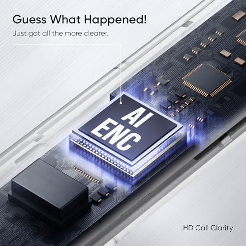 Mivi DuoPods i5 True Wireless Earbuds, High-end Metallic Finish, 13mm Rich Bass Drivers, 50 Hrs, Low Latency, Instant Charging, IPX 4.0, AI-ENC, Made in India