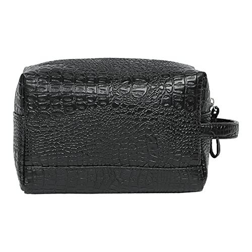 Bagsy Malone Stylish Vegan Leather Multipurpose Pouch (Black)