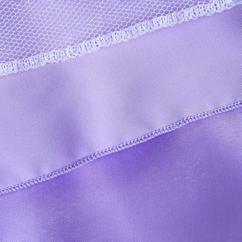 Hopscotch Girls Purple Sleeveless Ruffled Sequined Gown for Age (2-3 Years)