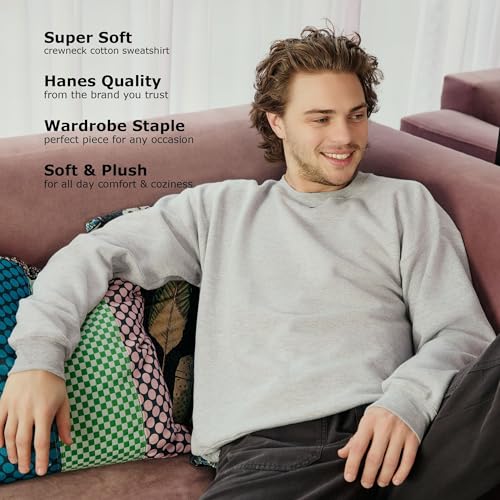 Hanes Men's EcoSmart Fleece Sweatshirt