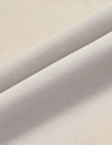 U.S.Polo Association Men's Textured Austin Slim Fit Trousers (USTRO014D_Ecru_40)