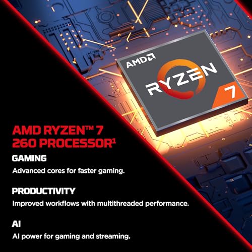 HP HyperX OMEN 15, AMD Ryzen 7 260, 8GB-RTX 5050, 24GB DDR5 (Upgradeable), 1TB SSD, 180Hz, 2.5K, 500 nits, 3ms resp time, 15.3''/38.9cm, Win11, Office24, Black, 2.42kg, gb0038AX, RGB, AI Gaming Laptop