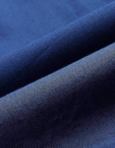 Arrow Men's Solid Slim Fit Shirt (ARAEOSH1662_Blue