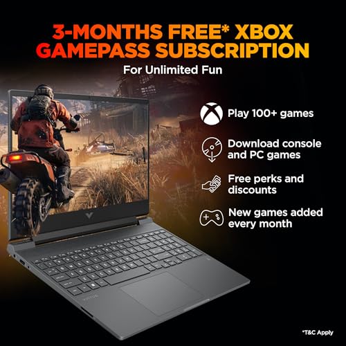 HP Smartchoice Victus, 13th Gen Intel Core i7-13620H, 8GB RTX 5050, 24GB DDR5(Upgradeable) 1TB SSD, 144Hz, FHD, 15.6''/39.6cm, Win11, M365* Office24, Mica Silver, 2.29kg, fa2309TX, RGB Gaming Laptop