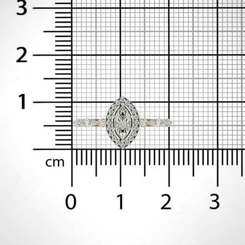 VALANOVA Hallmarked 14K Gold & Certified Lab Grown Diamond 0.81cts | Ring For Women's/Girls | Stylish & Elegant | VGR0464M | Ring Size: 14