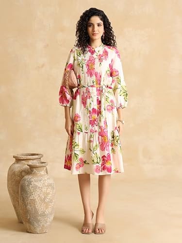 Kazo Elena Midi Dress Pink