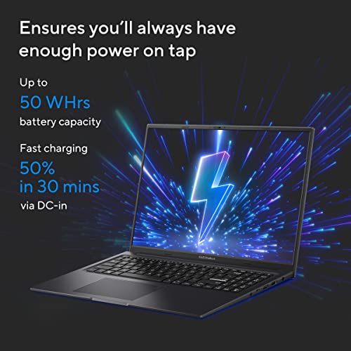 ASUS Vivobook 16X (2025),Smartchoice, Intel Core i7-13620H,Creator/Gaming Laptop(RTX 3050-4GB/16GB RAM/512GB SSD/FHD+/16"/144Hz/M365 Basic (1Year)*/Office 2024/Indie Black/1.8 Kg) K3605VC-RP517WS