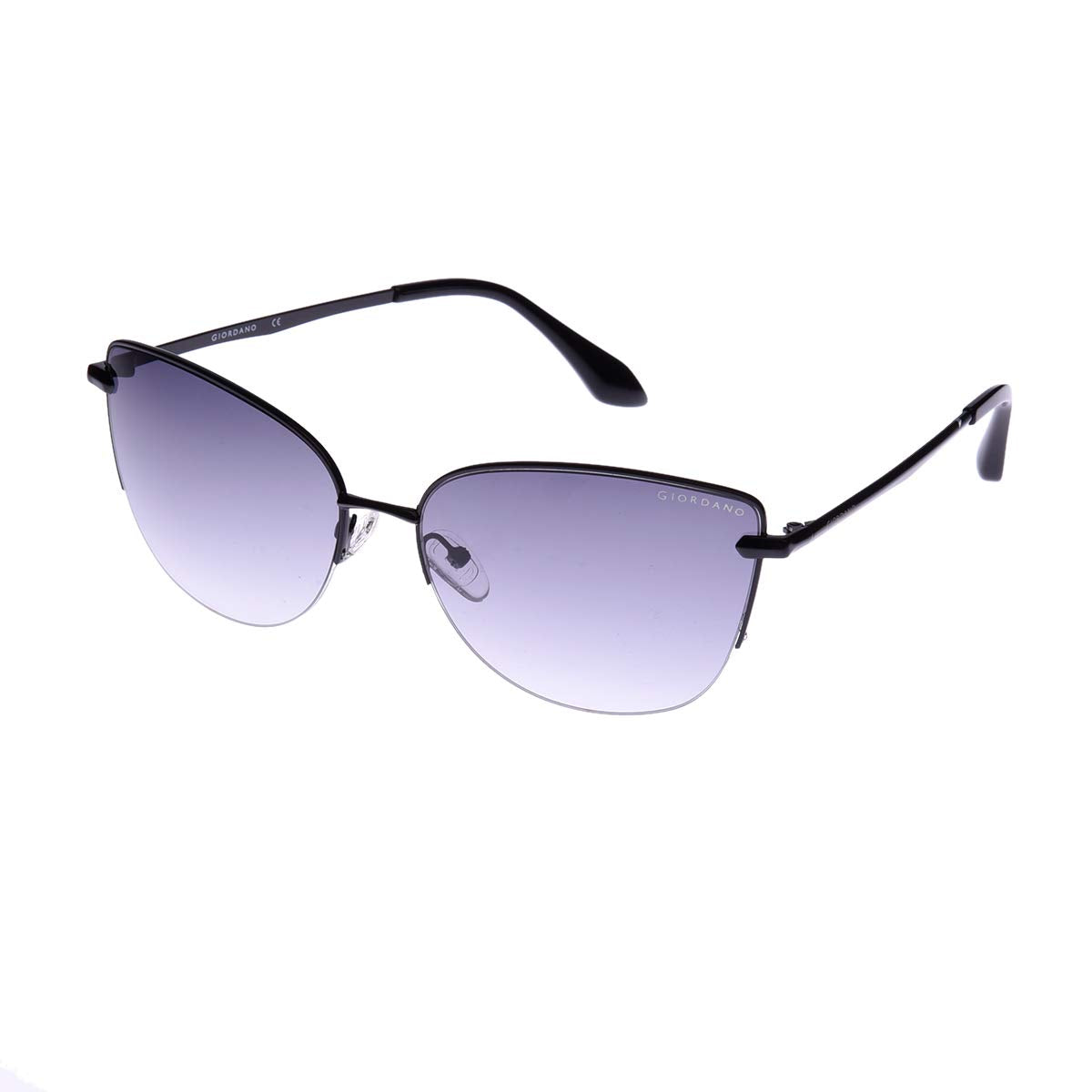 Giordano UV Protected Cateye Women Sunglasses - (62 | Grey Lens)