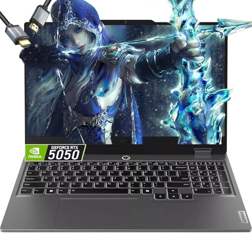 Lenovo LOQ 15 Gaming Laptop RTX 5050 -Intel Core i5-13450HX Beat Ryzen 7 7435HS -15.6 FHD Display G-SYNC- 64GB RAM -2TB SSD -Backlit Keyboard -2025 Portatil Gamer PC -Windows 11 -Webcam