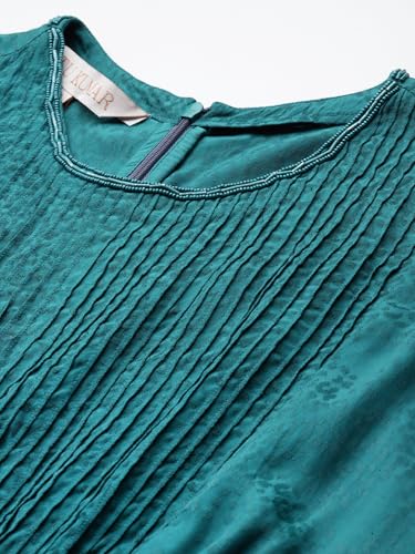 Green Shell Maxi Dress with Bustier