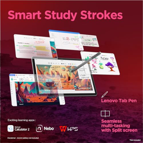 Lenovo Tab M11 with Pen| Wi-Fi Connectivity| 8 GB RAM, 128 GB ROM|11 Inch Screen| 90 Hz, 72% NTSC, FHD Display| Quad Speakers with Dolby Atmos|Octa-Core Processor |13 MP Rear Camera, Green