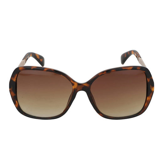Carlton London Women Yellow Lens Brown Oversized Sunglasses UV Protected Lens CLSW007