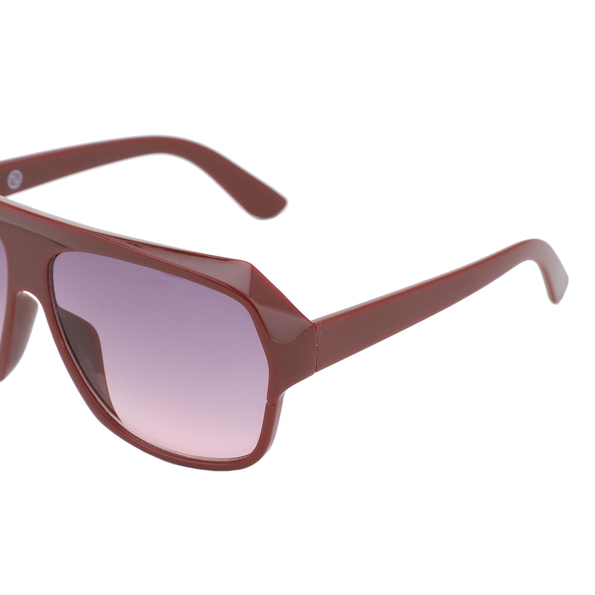 Maroon Toned with Polycarbonate UV Protected Lens Oversized Sunglass for women