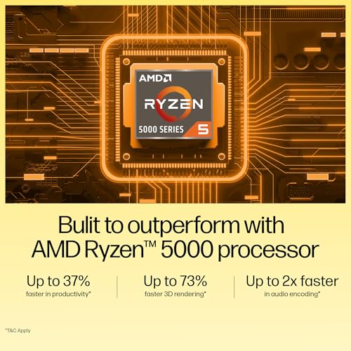 HP 15s Ryzen 5000 (16GB RAM/512GB SSD/FHD/Windows 11/MS Office 21/Backlit Keyboard/ 15.6” (39.6 cm)/Silver/2.21 KG) eq2305AU/eq2182au Laptop