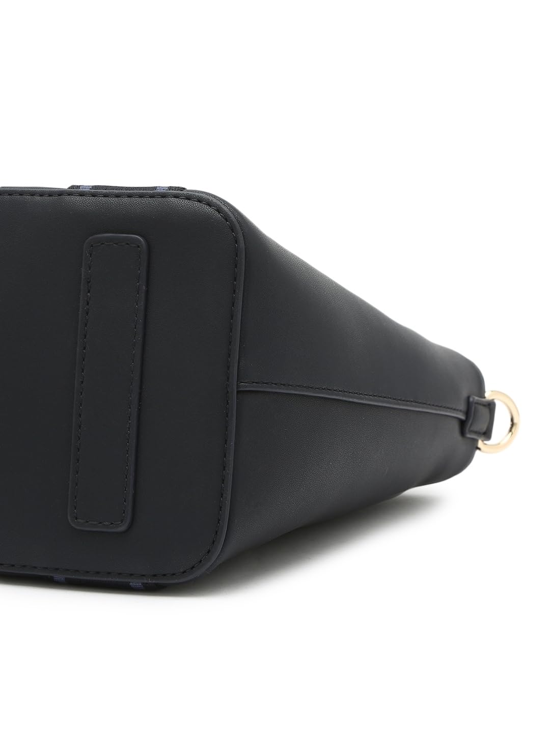 Tommy Hilfiger Solid Blue Pu Hand Bags