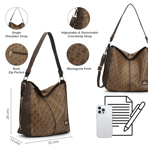 Lavie Woman's Clair Large Hobo Handbag | Ladies Purse Handbags