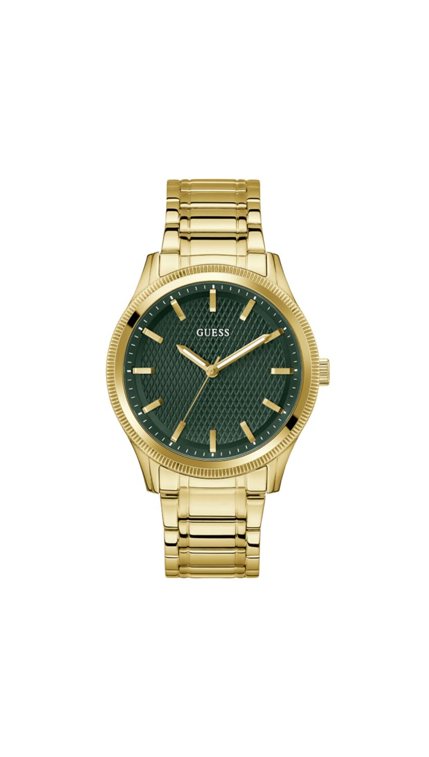 GUESS Analog Green Dial Men's Stainless Steel Watch-GW0626G2