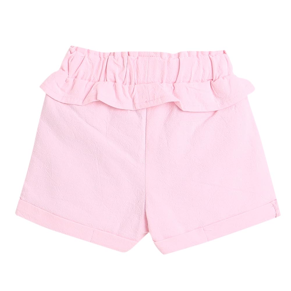 Hopscotch Girls Floral Print Blouse And Shorts Set In White Color For Ages 18-24 Months (MTQ-3056728)