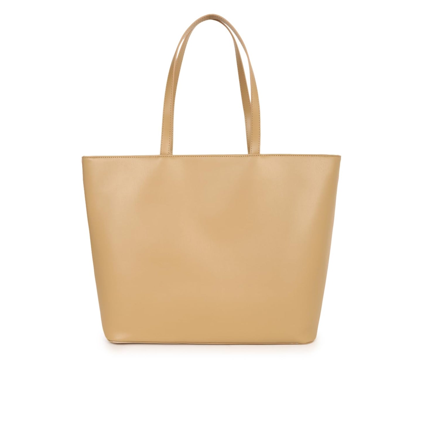 Tommy Hilfiger Women Khaki Printed Tote Bag