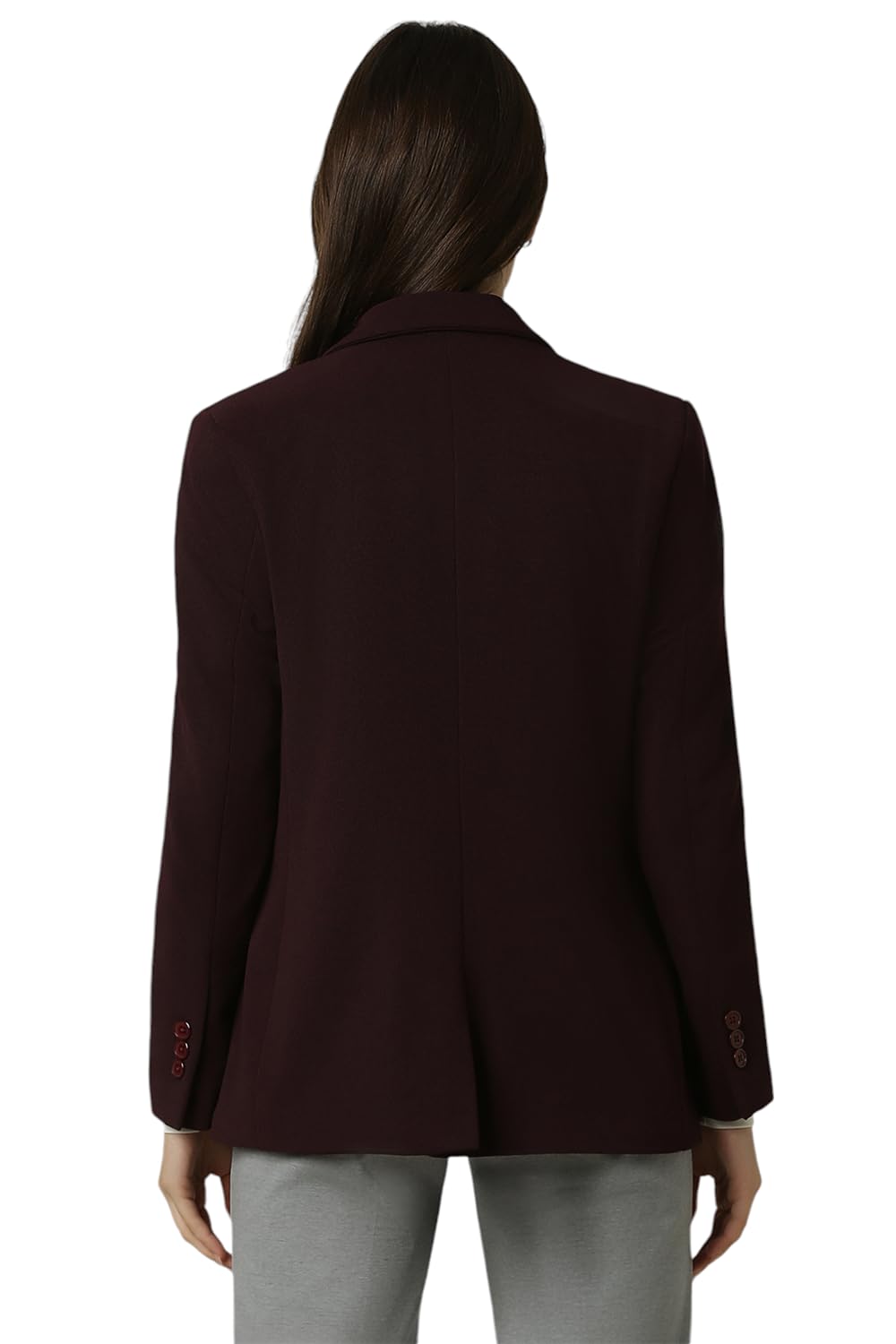 Van Heusen Women's Blazer (VWKZFRGP328501_Maroon