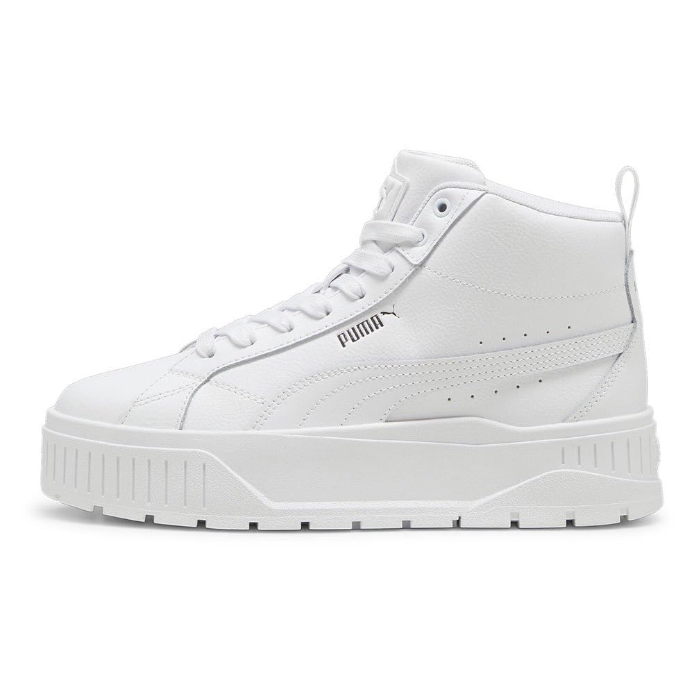 Puma , Women, Karmen II Mid, White-White-Silver, Sneaker, 6UK, (39745901)