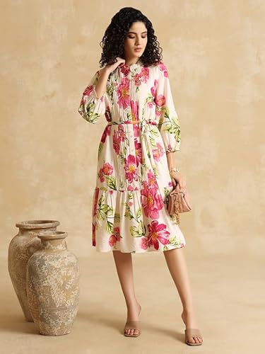 Kazo Elena Midi Dress Pink