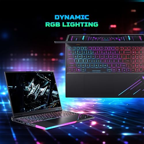 acer Predator Helios 16 AI, Intel Core Ultra 9 Processor,RTX 5090-24 GB GDDR7,32 GB/1 TB, WQXGA OLED, 16.0"/40.64 cm, 240Hz, Win 11 Home, Abyssal Black, 2.65 kg, PH16-73, RGB KB, Gaming Laptop