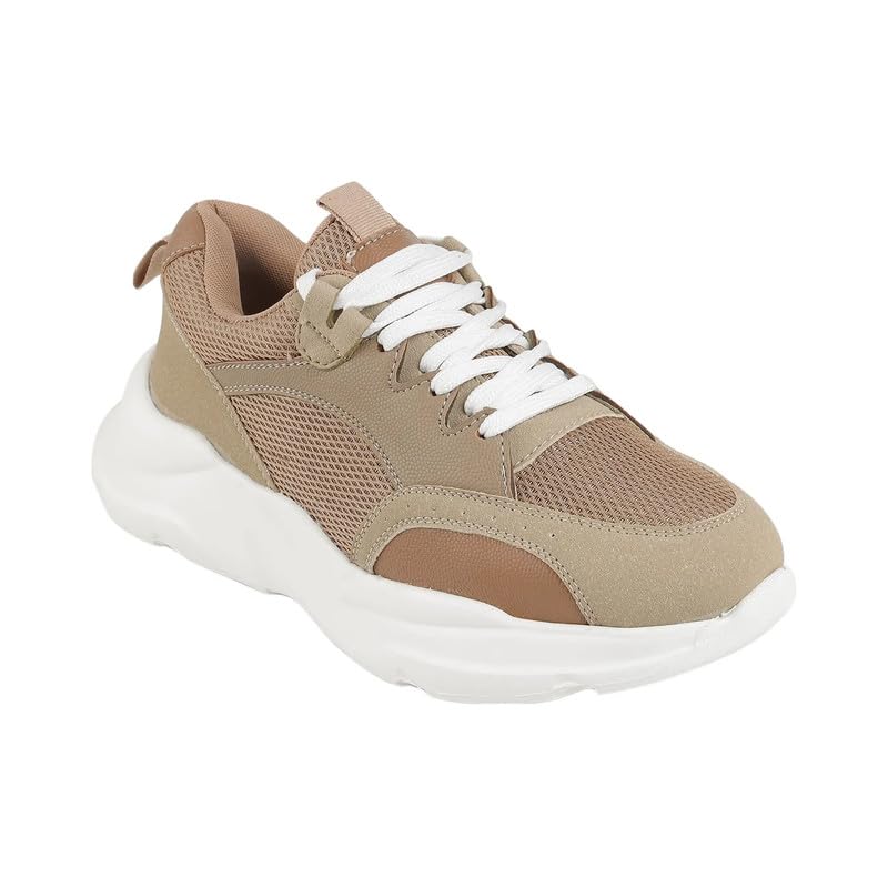 tresmode Nordi Khaki Women's Sneakers in Size 6 UK / 39 EU