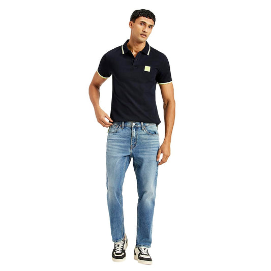 Levi's Men's Regular Mid Rise Jeans (A6635-0025_Blue