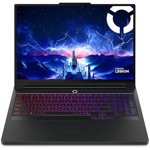 Lenovo Legion Pro 7i Gen 10, AI Gaming Laptop, Intel Ultra 9 275HX, 16" OLED 2.6K (2560x1600) 240Hz 500 nits, 64GB DDR5, 2TB SSD, NVIDIA RTX 5080, 5MP Camera E Shutter, Wi-Fi 7, Win 11 - Black