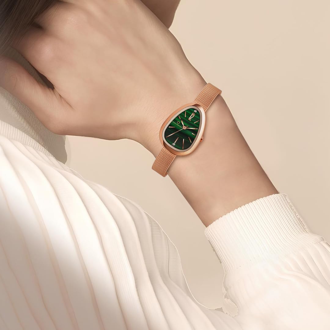 Carlington Iconic 2047 Analog Watches for Women with Premium mesh Strap, Scratch-Resistant Dial, and Water-Resistant Body – Elegant Watches for Women and Girls
