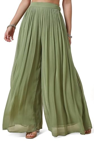 Soch Women's Tissue Salwar Suit (OWA4CD21030A_Sap Green