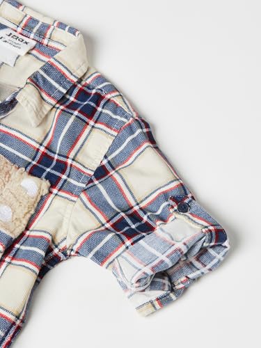Max Boys Checked Shirt (Blue_18-24 M)