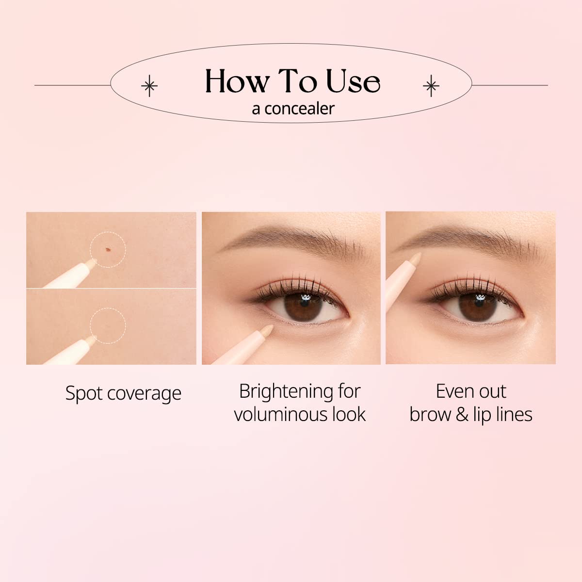 Peripera SUGAR TWINKLE DUO EYE SHADOW STICK (005 FROZEN PINK)