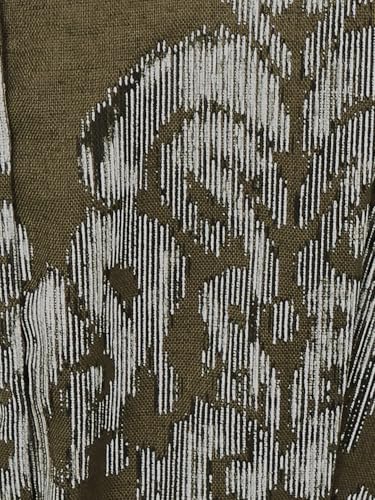 Max Women's Cotton A-Line Below The Knee Dress (EC58005_Olive