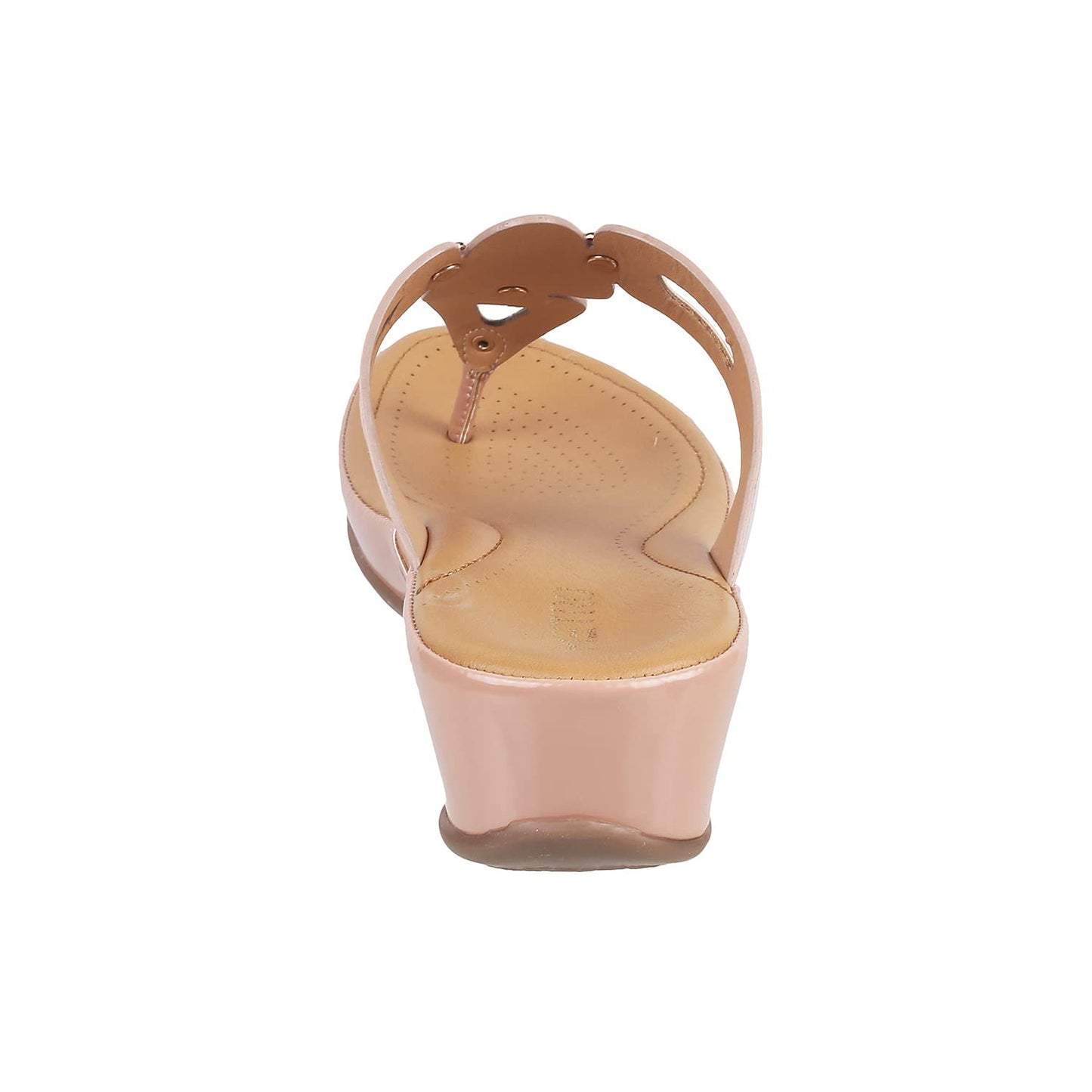 Metro Women's Peach Synthetic Sandals - SaumyasStore