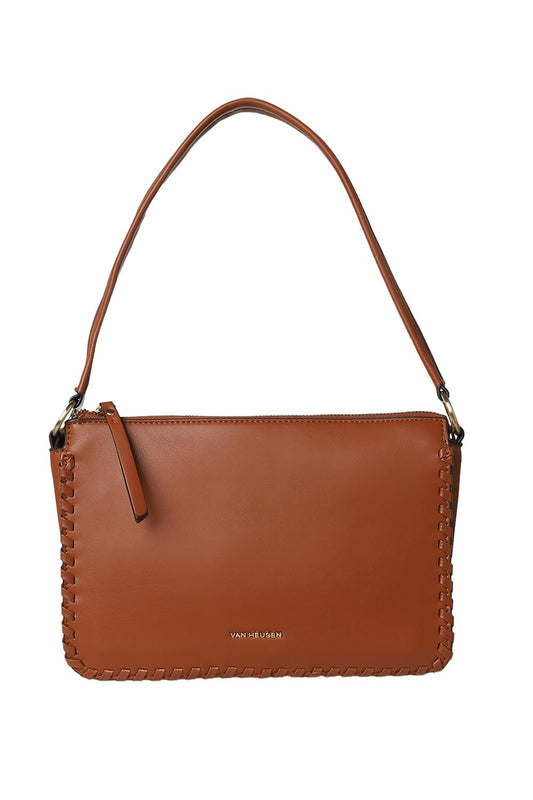 Van Heusen Women Brown Solid Casual Sling Bag