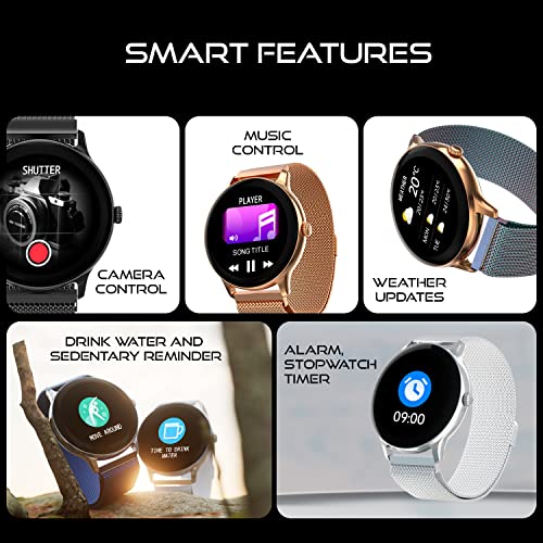Fire-Boltt Phoenix Ultra Smart Watch 1.39” HD Display, Bluetooth Calling, AI Voice Assistant, 120 Sports Modes, IP67 Waterproof, SpO2 Monitor, Smart Watch for Man & Woman- Silver SS