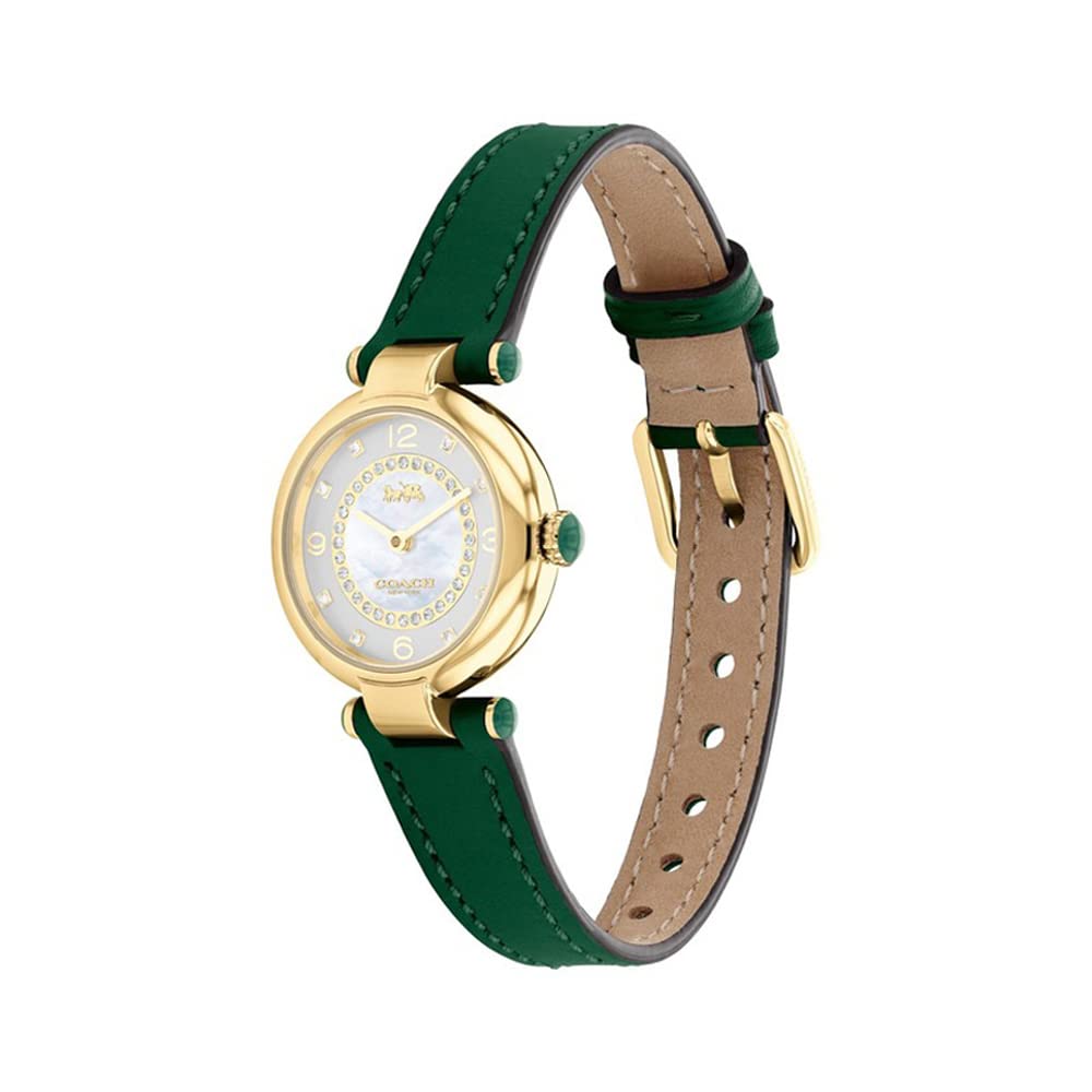 COACH Quartz Analog Mother of Pearl Dial Watch for Women-CO14503894W