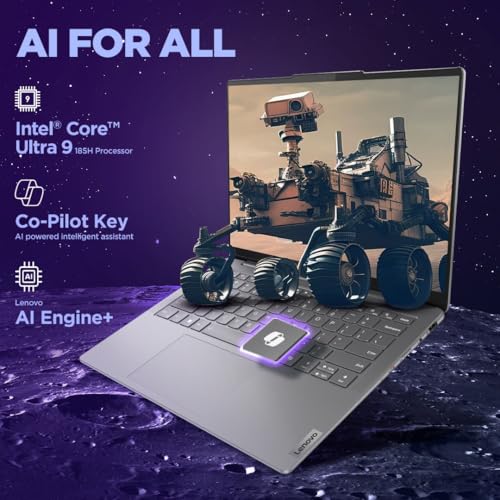 Lenovo Yoga Slim 7 Intel Core Ultra 9 185H 14"(35.5cm) WUXGA-OLED Laptop (32GB RAM/1TB SSD/AI PC/2Wx4 Speakers/Windows 11/Microsoft 365 Basic + Office Home 2024/1Yr ADP Free/Grey/1.39Kg), 83CV00B3IN