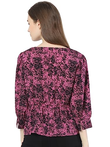 VERO MODA Regular Fit Top(252761201_Deep Orchid_XXL)