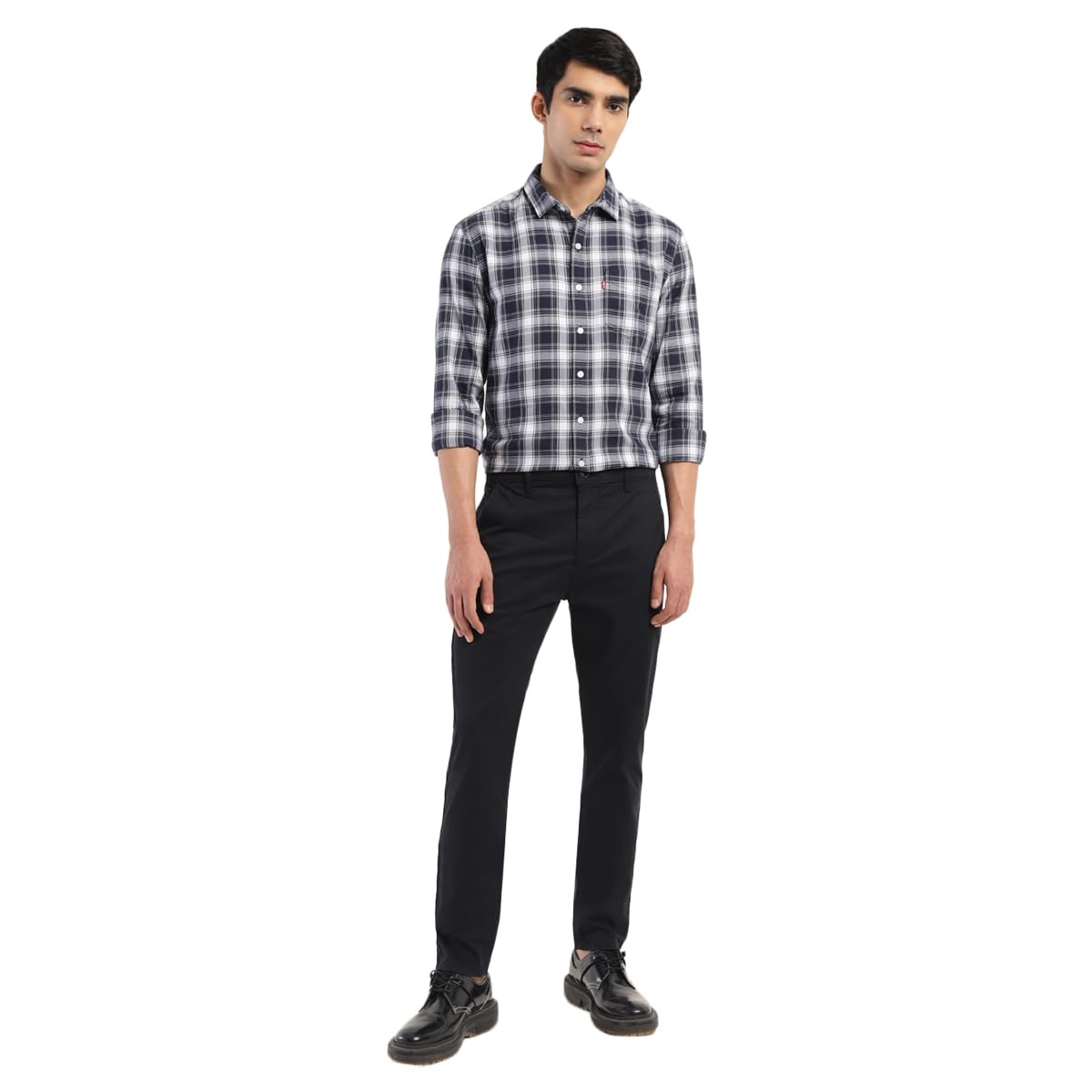 Levi's Men Mid Rise Tapered Casual Pants (A8767-0008_Green, 34