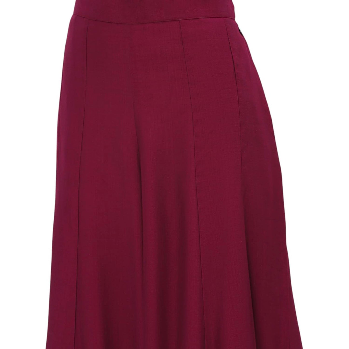 Rangriti Women's Viscose Blend Kurta Set (FSGLM20728SS25WNE_Wine