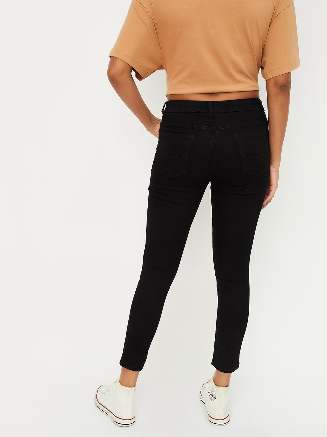 max Women Solid Skinny Fit Jeans (JUPITER1DBLACK)_28