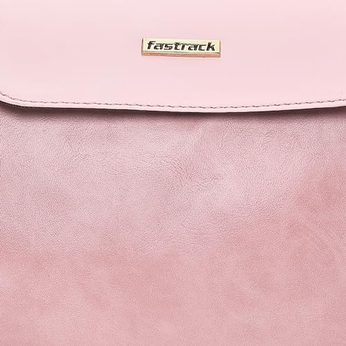 Fastrack Faux Leather Satchel For Women | Trendy Shoulder Bag With Dual Zip-Closure Compartments and Magnetic Flap | Stylish Handbag With Adjustable Strap and Inner Pockets | Trendy Women's Handbags