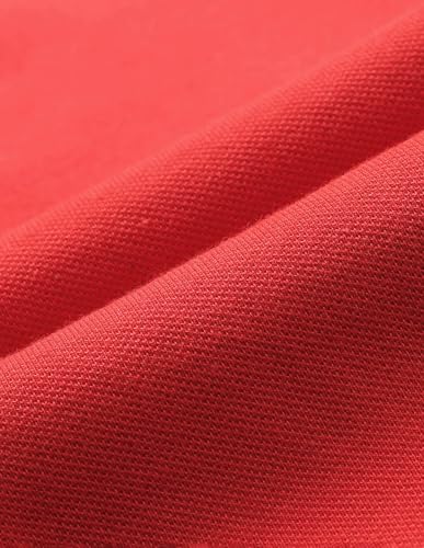 U.S. POLO ASSN. Kids Kids Relaxed fit Girls Cotton Solid Short Sleeves Polo T-Shirts (UGSS25PTS200_Red_3-4Y)