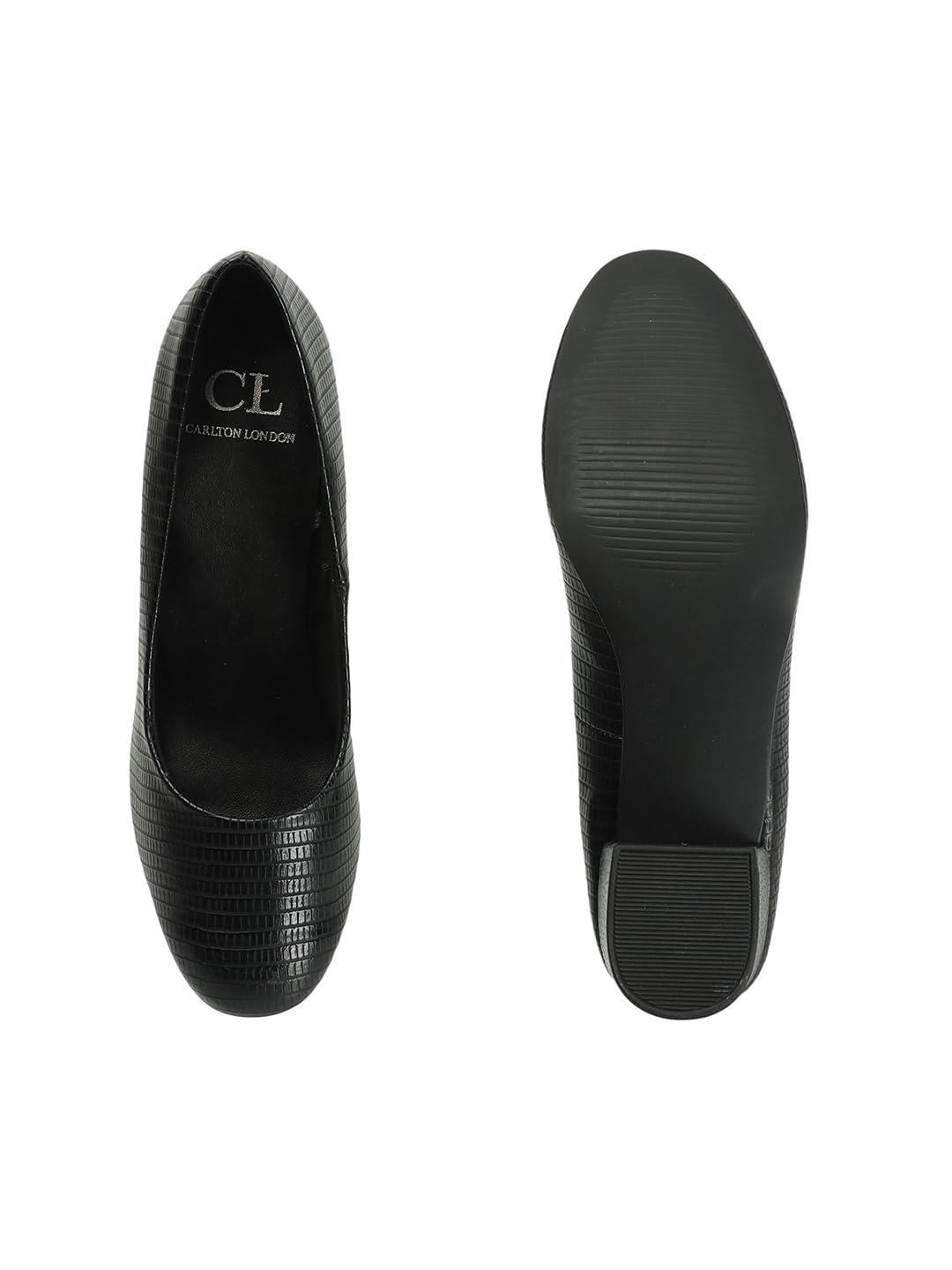 Carlton London Women's Slip On Pumps Colour-Black, Size-UK 6