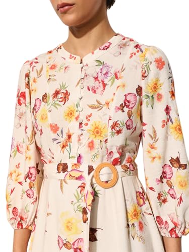 ONLY Women's Fit and Flare White Dress