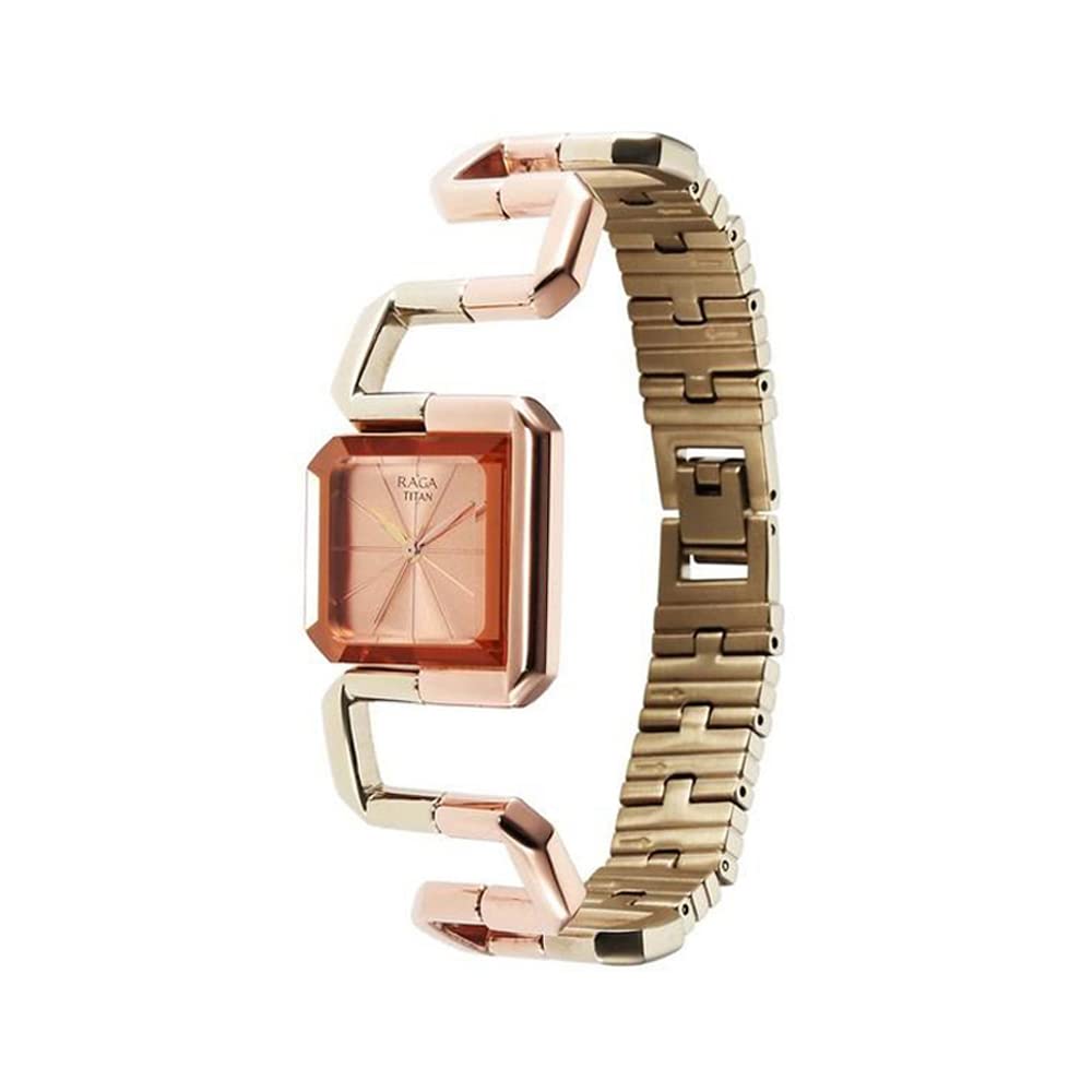 Titan Analog Purple Dial Women's Watch-95197WM01